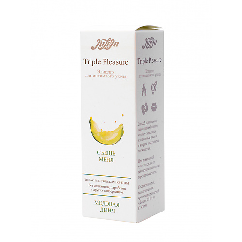 Эликсир для интимного ухода "Triple Pleasure" Медовая дыня 130 гр JULEJU 10272juleju купить в секс-шопе Сочи