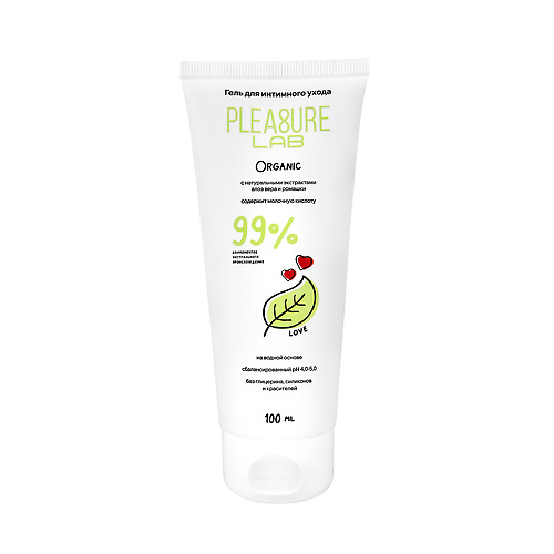 Гель для интимного ухода Pleasure Lab Organic 100 мл  Pleasure Lab 1180-01lab купить в секс-шопе Сочи