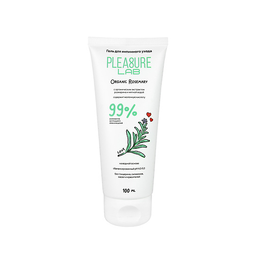 Гель для интимного ухода Pleasure Lab Organic Rosemary 100 мл Pleasure Lab 1181-01lab купить в секс-шопе Сочи