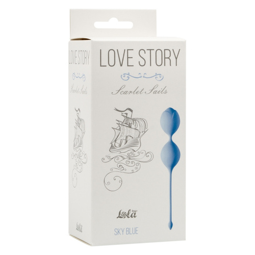 Вагинальные шарики Love Story Scarlet Sails Sky Blue  3003-04lola купить в секс-шопе Сочи
