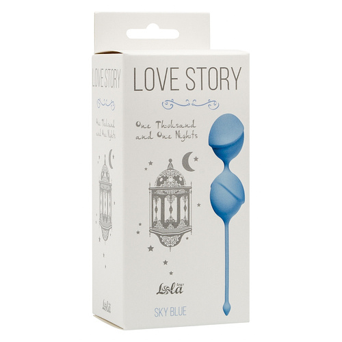 Вагинальные шарики Love Story One Thousand and One Nights Sky Blue  3004-04lola купить в секс-шопе Сочи