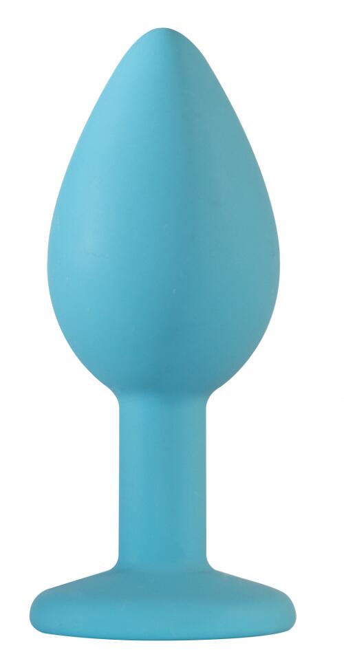 Анальная пробка Emotions Cutie Small Turquoise light purple crystal Lola Toys 4011-05lola купить в секс-шопе Сочи