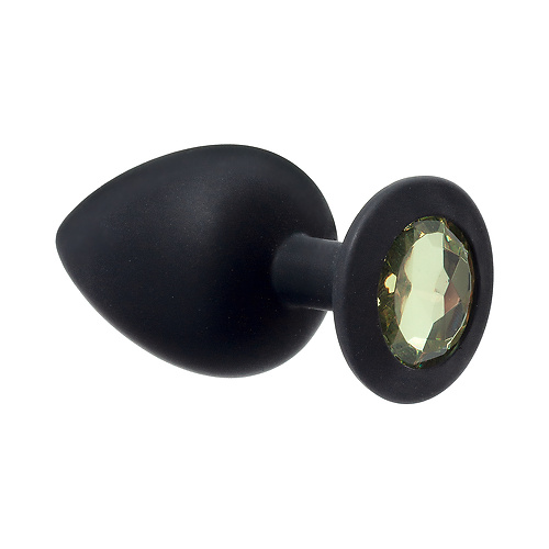 Анальная пробка Emotions Cutie Large Black golden crystal  4013-07lola купить в секс-шопе Сочи