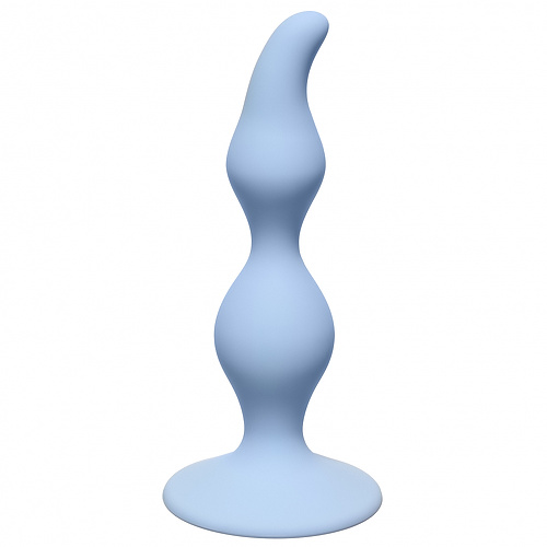 Анальная пробка Curved Anal Plug Blue Lola Toys 4105-02lola купить в секс-шопе Сочи