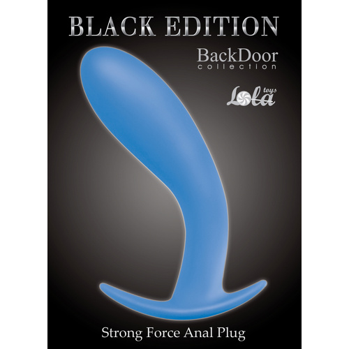 Анальная пробка Strong Force Anal Plug Blue Lola Toys 4215-03lola купить в секс-шопе Сочи