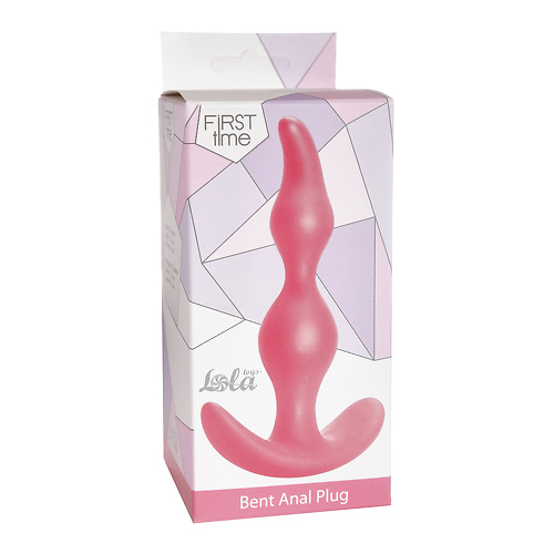 Анальная пробка Bent Anal Plug Pink Lola Toys 5002-01lola купить в секс-шопе Сочи