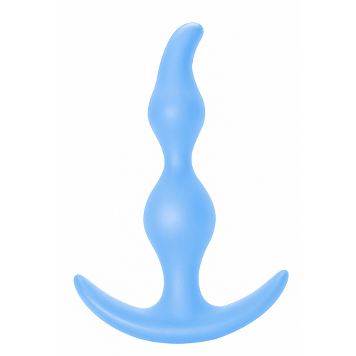 Анальная пробка Bent Anal Plug Blue Lola Toys 5002-02lola купить в секс-шопе Сочи