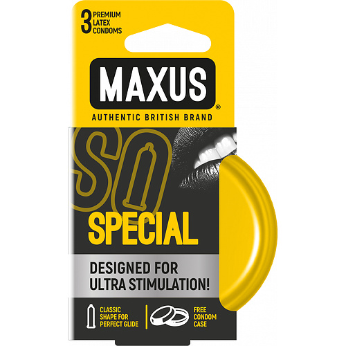 Презервативы точечно-ребристые MAXUS Special №3 ж к  5946mx купить в секс-шопе Сочи
