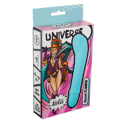 Мини-вибратор Universe Secret Flower blue  9501-01lola купить в секс-шопе Сочи