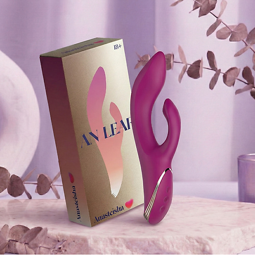 Вибратор кролик AN Leaf с функцией манящего движения  an012 купить в секс-шопе Сочи