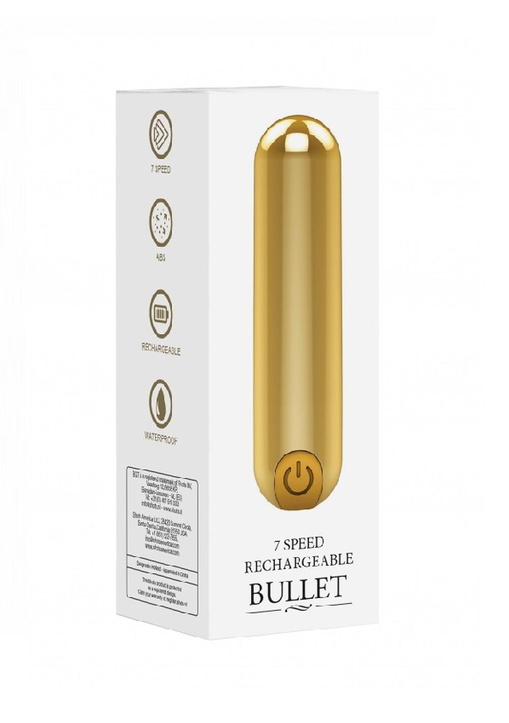Фотография Перезаряжаемая вибропуля BGT - 7 Speed Rechargeable Bullet