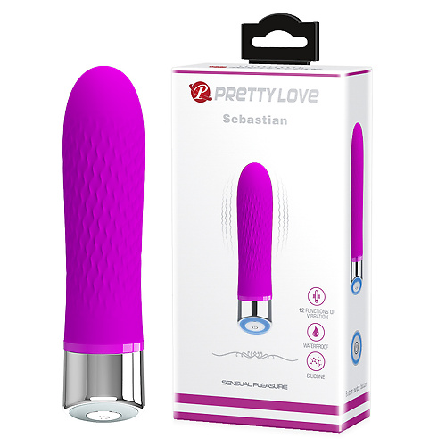 Вибропуля Pretty Love Sebastian Фиолетовая  bl-014611 купить в секс-шопе Сочи