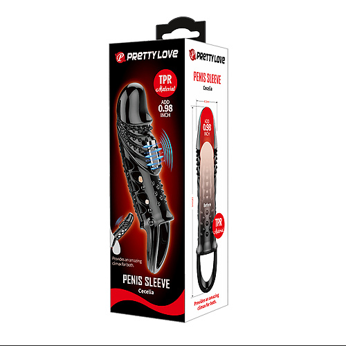 Насадка на пенис с вибрацией  bl-026242-1 купить в секс-шопе Сочи