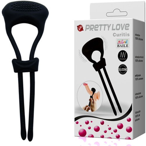 Эрекционное кольцо лассо с вибрацией Baile Pretty Love Curitis Baile bl-16942 купить в секс-шопе Сочи
