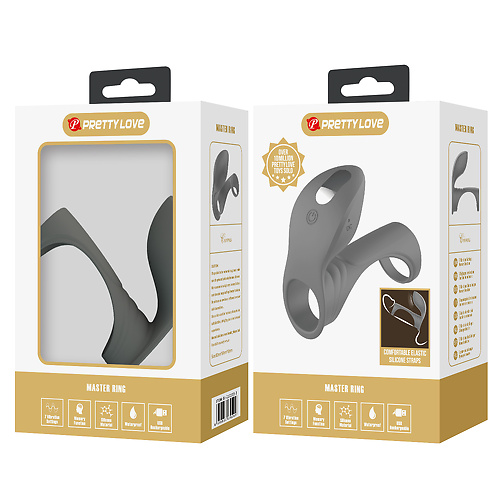 Эрекционное кольцо с вибростимуляцией клитора Pretty love Baile bl-210199-1 купить в секс-шопе Сочи