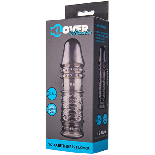 ToyFa Xlover Soft Booster Насадка 13,5 см, черная  c27674 купить в секс-шопе Сочи