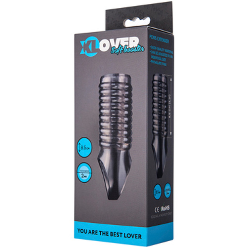 ToyFa Xlover Soft Booster Насадка 8,5 см, черная  c27675 купить в секс-шопе Сочи