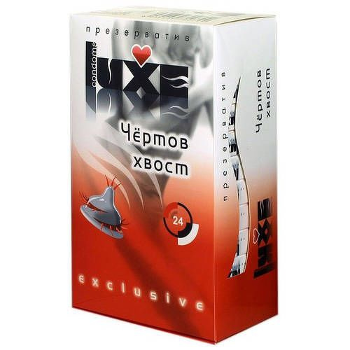 Презервативы с агрессивными шипами LUXE ЧЕРТОВ ХВОСТ  luxechv-24 купить в секс-шопе Сочи