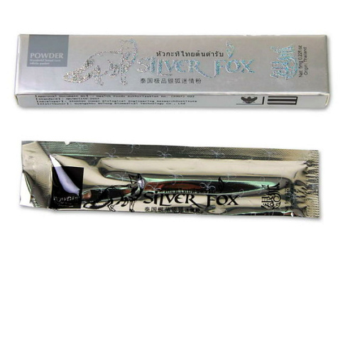 Серебряная лиса капли Silver Fox 1 шт  silverfox1 купить в секс-шопе Сочи