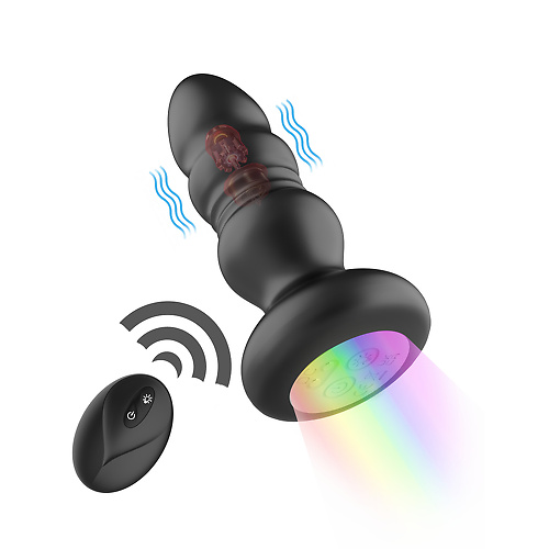 Светящаяся анальная пробка с возвратно-поступательной функцией Secwell sw3024 купить в секс-шопе Сочи