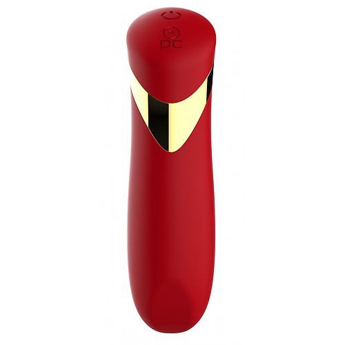 Силиконовый мини-вибратор красный  sw3034 купить в секс-шопе Сочи