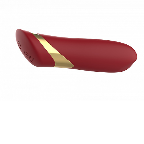 Силиконовый мини-вибратор красный  sw3034 купить в секс-шопе Сочи