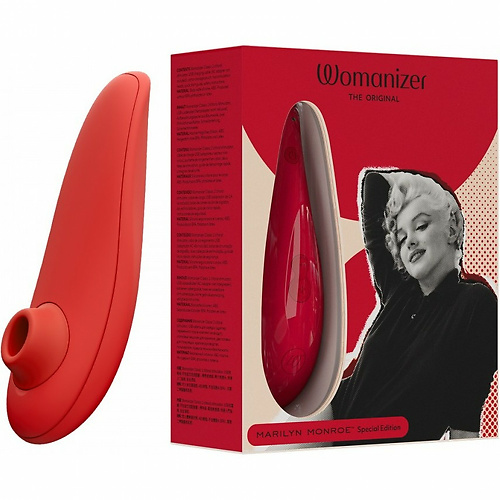 Бесконтактный клиторальный стимулятор WOMANIZER CLASSIC 2 MARILYN MONROE, красный  wommmred купить в секс-шопе Сочи